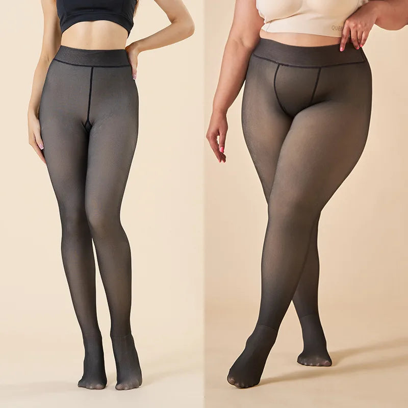 Meia Calça Elegante: Leggings Aveludadas e Peluciadas - Pague 1 LEVE 2