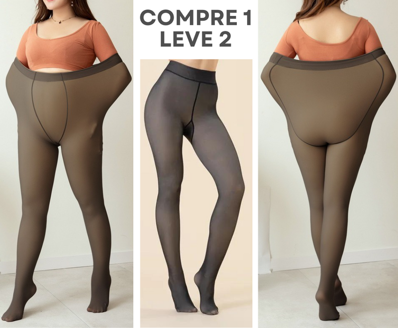 Meia Calça Elegante: Leggings Aveludadas e Peluciadas - Pague 1 LEVE 2