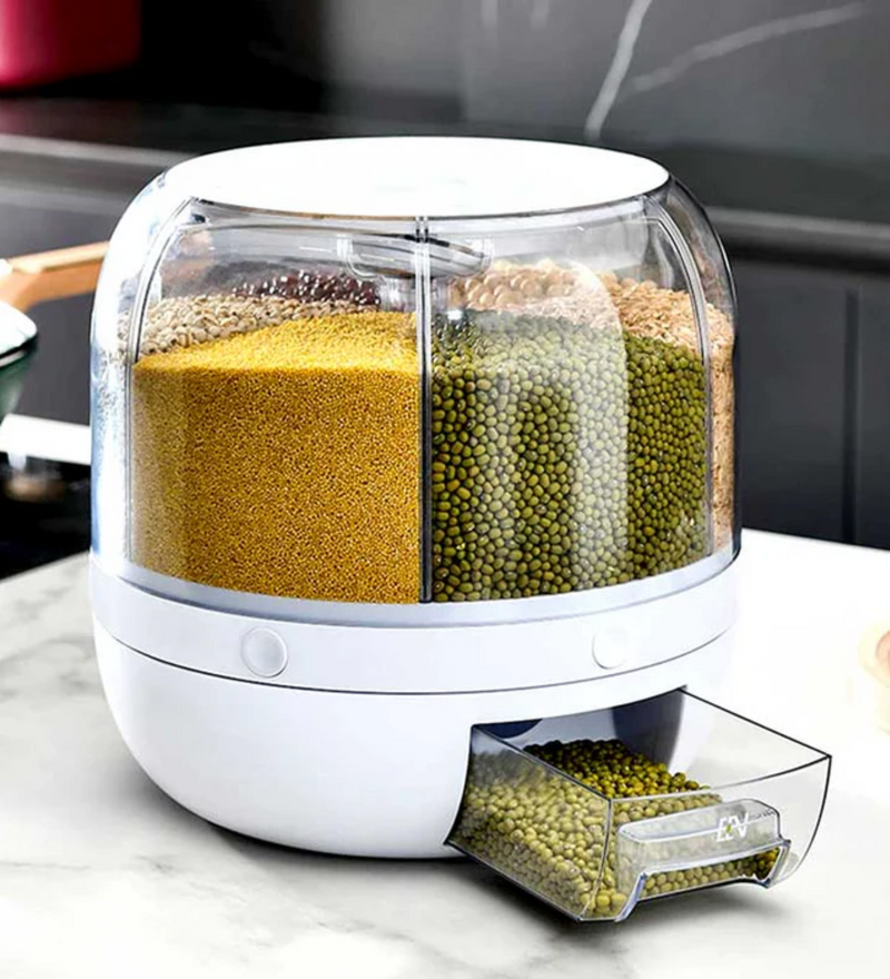 SaveFood™ - Dispenser Giratório  Moderno e Elegante