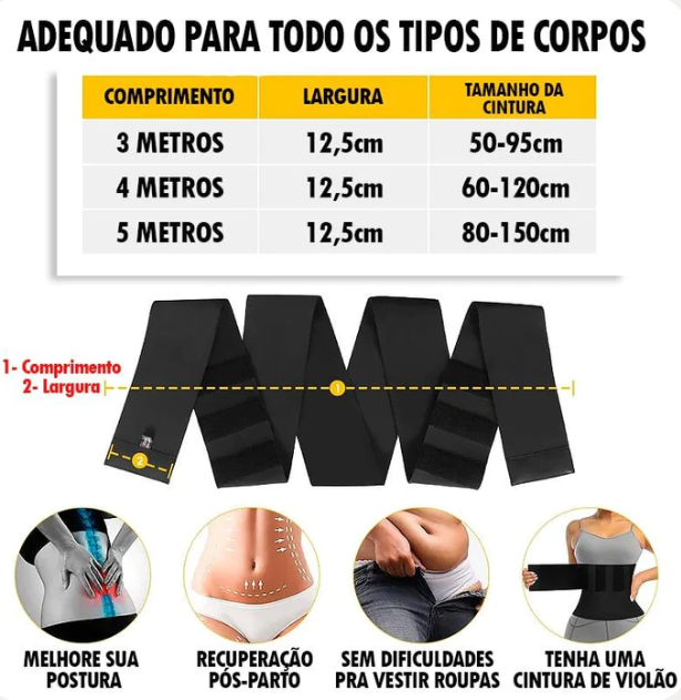 Cinta Modelador Shaper Compress® (Tenha uma cintura fina)